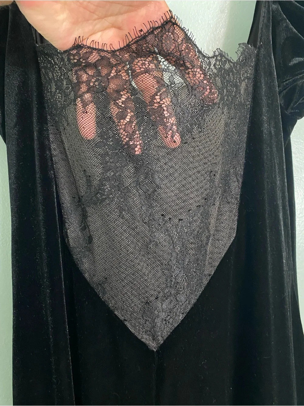 BHLDN Sweetheart Puff-Sleeve Lace-Back Maxi Dress XL